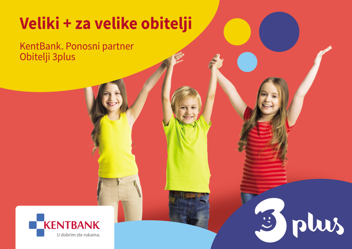 Suradnja udruge Obitelji 3plus i KentBanke