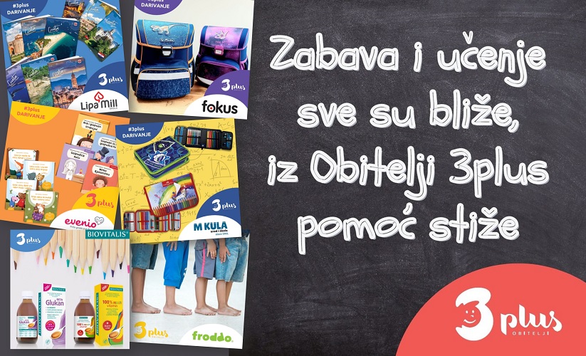 3plusdarivanje Darovna kampanja udruge uoči početka nove školske godine