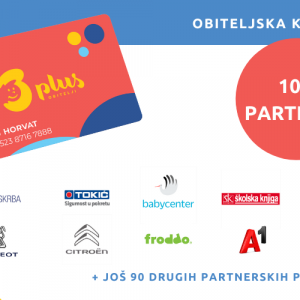 Projekt Obiteljska kartica podržava već 100 partnerskih poduzeća