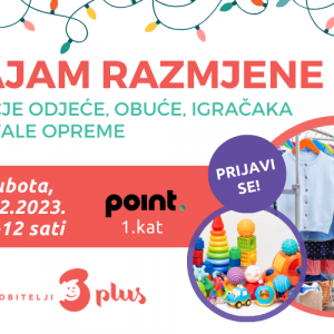 OBJAVLJEN Najava prvog Sajma razmjene dječje odjeće, obuće, igračaka i ostale opreme