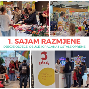 FB 1. Sajam razmjene (780 x 500 piks.) Održan je prvi Sajam razmjene dječje odjeće, obuće, igračaka i ostale opreme
