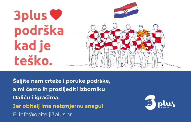 Beige Support Others Motivation Card Instagram Post (780 x 500 piks.) 3plus podrška reprezentaciji na EURU 2024.