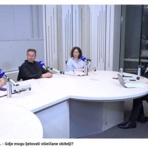 Gdje mogu ljetovati višečlane obitelji? Gostovanje u emisiji Argumenti