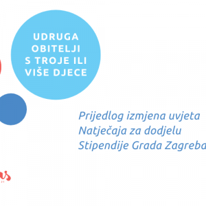 Grad Zagreb - prijedlog besplatan prijevoz (1) Prijedlog izmjena uvjeta Natječaja za dodjelu Stipendije Grada Zagreba