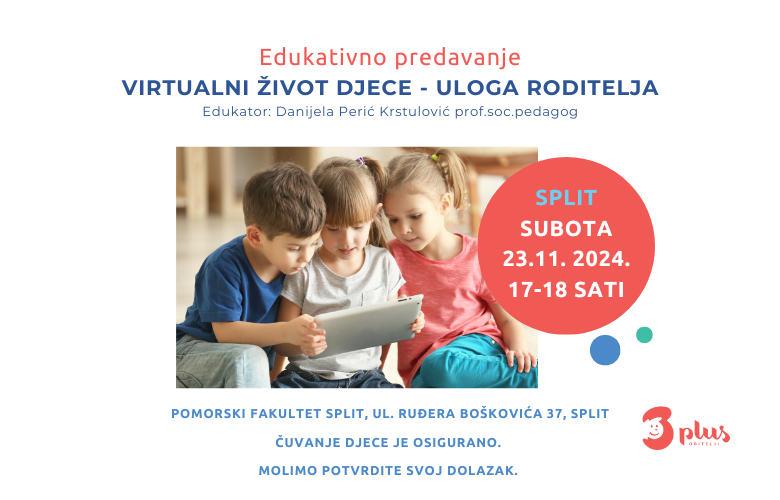 NAJAVNA (26) Najava predavanja za roditelje u Splitu