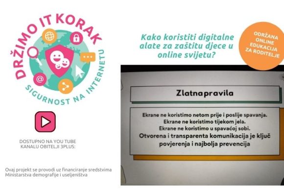 Održana i druga edukativna online radionica u sklopu projekta Držimo IT korak